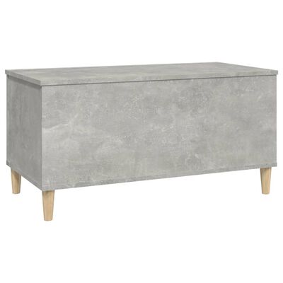 vidaXL Table basse Gris béton 90x44,5x45 cm Bois d'ingénierie