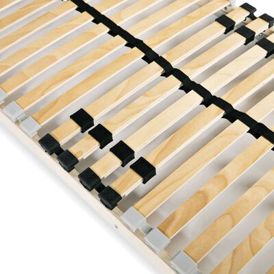 vidaXL Sommiers à lattes sans matelas 2 pcs avec 28 lattes 80x200 cm