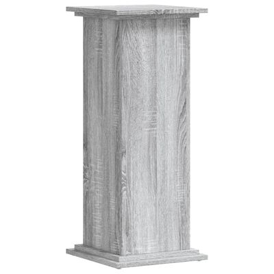 vidaXL Support pour plantes sonoma gris 33x33x80 cm bois d'ingénierie