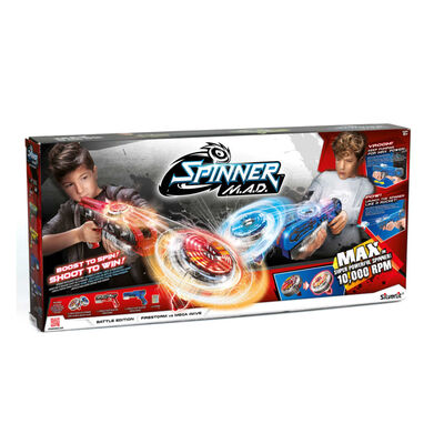 Pack de 2 blasters Spinner Mad - toupies de combat Spinner Mad