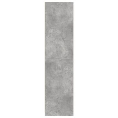 vidaXL Garde-robe Gris béton 100x50x200 cm Aggloméré