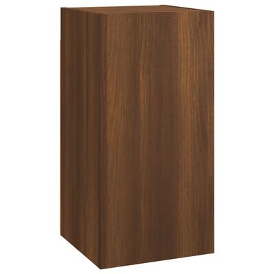 vidaXL Meubles TV 7 pcs Chêne marron 30,5x30x60 cm Bois d'ingénierie