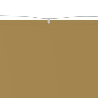 vidaXL Auvent vertical Beige 140x360 cm Tissu oxford