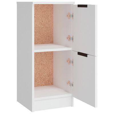 vidaXL Buffets 3 pcs Blanc Bois d'ingénierie