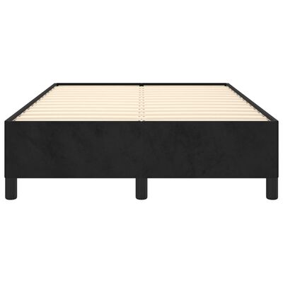 vidaXL Cadre de lit sans matelas noir 120x190 cm velours