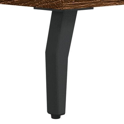 vidaXL Table de chevet chêne marron 40x40x50 cm bois d’ingénierie