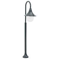 vidaXL Lampadaire de jardin E27 120 cm Aluminium Vert foncé