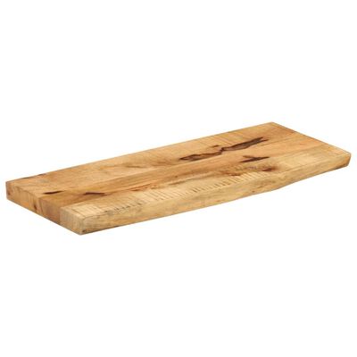 vidaXL Dessus de table 80x40x2,5 cm bord vif bois massif manguier brut