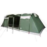 vidaXL Tente familiale tunnel 10 personnes vert imperméable