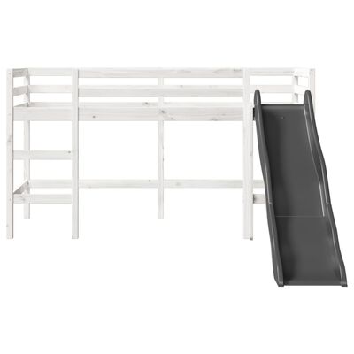 vidaXL Lit mezzanine d'enfants sans matelas 80x200 cm bois pin massif