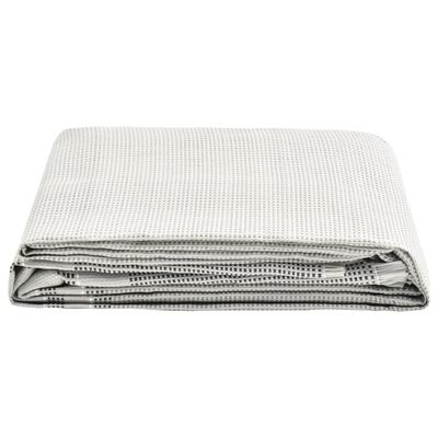 vidaXL Tapis de tente 650x300 cm Gris