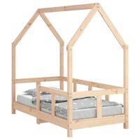 vidaXL Cadre de lit pour enfant 70x140 cm bois de pin massif