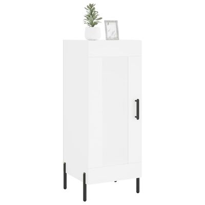 vidaXL Buffet blanc 34,5x34x90 cm bois d'ingénierie