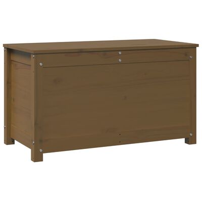 vidaXL Boîte de rangement Marron miel 80x40x45,5 cm Bois massif de pin