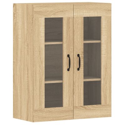 vidaXL Armoires murales 2 pcs chêne sonoma bois d'ingénierie