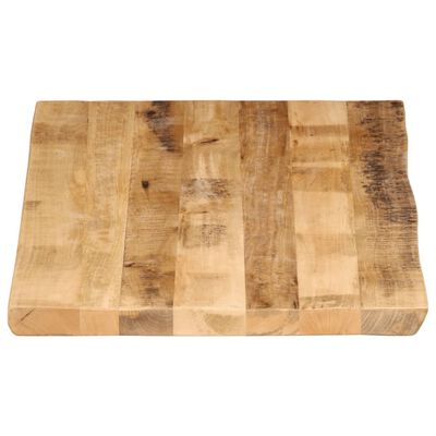 vidaXL Dessus de table bord vivant 110x60x3,8 cm bois de manguier brut