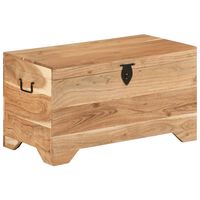 vidaXL Coffre de rangement Bois d'acacia solide