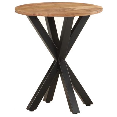 vidaXL Table d'appoint 48x48x56 cm Bois d'acacia massif