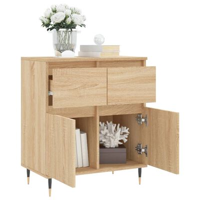 vidaXL Buffet Chêne sonoma 60x35x70 cm Bois d'ingénierie