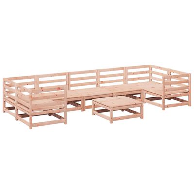 vidaXL Salon de jardin 8 pcs bois massif sapin de douglas