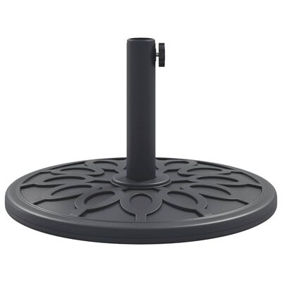 vidaXL Base de parasol pour mâts Ø38 / 48 mm 12 kg rond