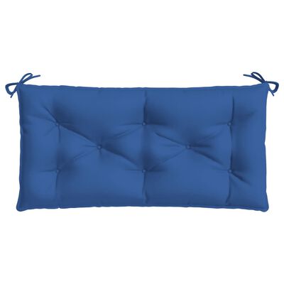 vidaXL Coussins de banc de jardin lot de 2 bleu royal tissu oxford