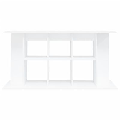 vidaXL Support pour aquarium blanc 120x40x60 cm bois d'ingénierie