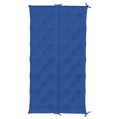 vidaXL Coussin de banc de jardin bleu 200x(50+50)x7 cm tissu oxford