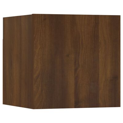 vidaXL Ensemble de meubles TV 5 pcs Chêne marron Bois d'ingénierie