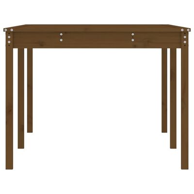 vidaXL Table de jardin marron miel 203,5x100x76 cm bois massif de pin