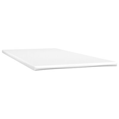 vidaXL Sommier à lattes de lit matelas LED Gris clair 90x190cm Velours