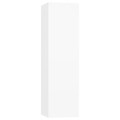 vidaXL Ensemble de meubles TV 4 pcs Blanc Bois d'ingénierie