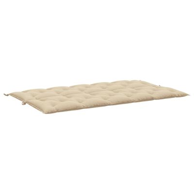 vidaXL Coussin de banc de jardin beige 180x(50+50)x7 cm tissu oxford