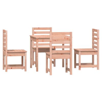 vidaXL Ensemble à manger de jardin 5 pcs bois massif Douglas