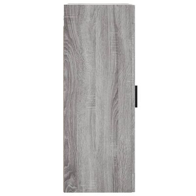 vidaXL Armoire murale sonoma gris 34,5x34x90 cm bois d'ingénierie