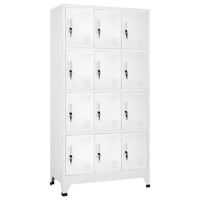 vidaXL Armoire à casier avec 12 compartiments 90x45x180 cm