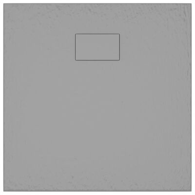 vidaXL Receveur de douche SMC Gris 80x80 cm