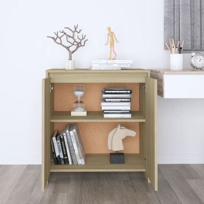 vidaXL Buffet Chêne sonoma 70x41x75 cm Bois d'ingénierie