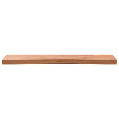 vidaXL Dessus de bureau 100x(55-60)x4 cm bois massif de hêtre