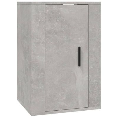 vidaXL Ensemble de meubles TV 4 pcs Gris béton Bois d'ingénierie