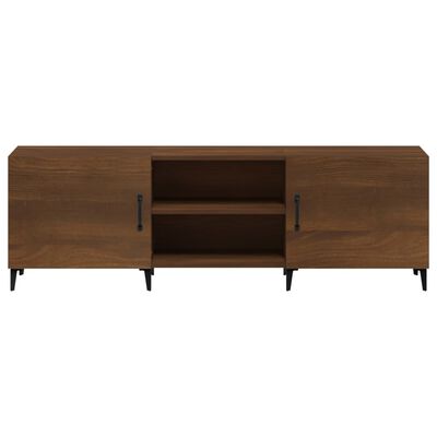 vidaXL Meuble TV chêne marron 150x30x50 cm bois d'ingénierie