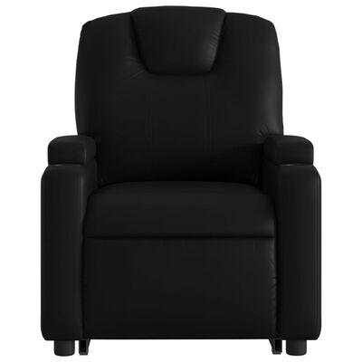 vidaXL Fauteuil inclinable Noir Similicuir