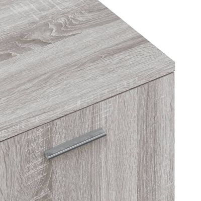 vidaXL Meuble TV sonoma gris 120x34x37 cm bois d'ingénierie