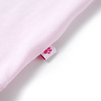 T-shirt pour enfants rose pâle 128