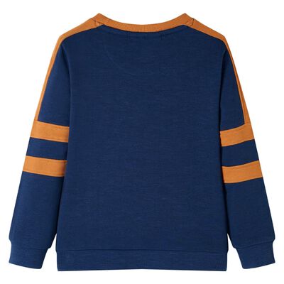 Sweatshirt pour enfants bleu indigo 104