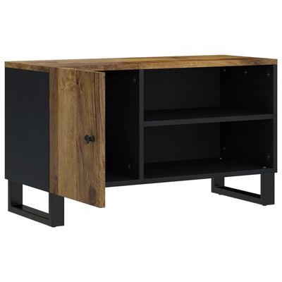 vidaXL Meuble TV 80x33x46 cm bois de manguier et d'ingénierie