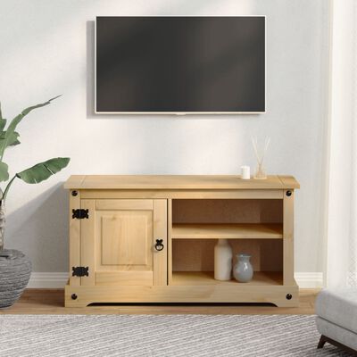 vidaXL Meuble TV Corona 100x37x52 cm bois de pin massif