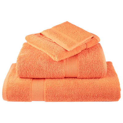 vidaXL Ensemble de serviettes de qualité supérieure SOLUND 8pcs orange