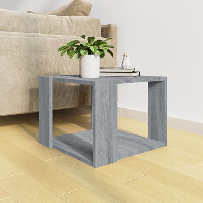 vidaXL Table basse Sonoma gris 40x40x30 cm Bois d'ingénierie