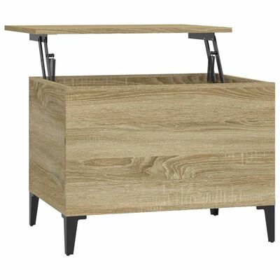 vidaXL Table basse Chêne sonoma 60x44,5x45 cm Bois d'ingénierie